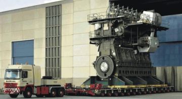 Что представляет из себя самый большой в мире дизельный двигатель