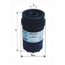 DIFA 5501 - масляный фильтр