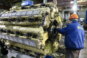 Самый мощный дизельный двигатель для кораблей создали в России